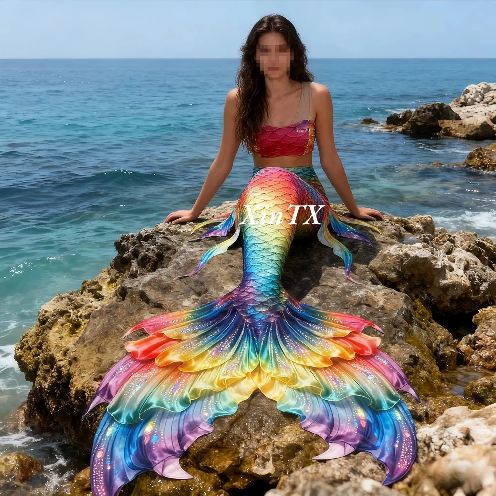 Photography Hd - ملابس سباحة نسائية كبيرة بذيل حورية