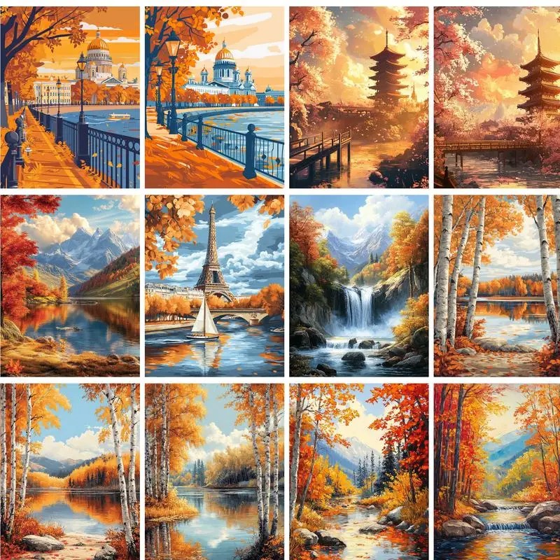 Photography Course - لوحة رسم بالأرقام على القماش مقاس