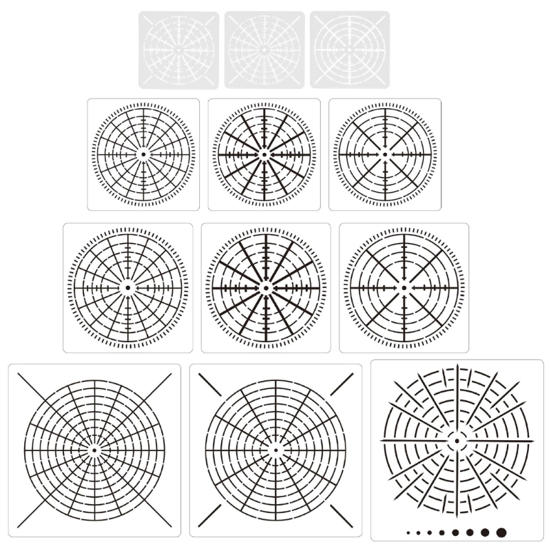 Photography Geometry - F92B أداة الطلاء النقطية الهندسية للطلاء