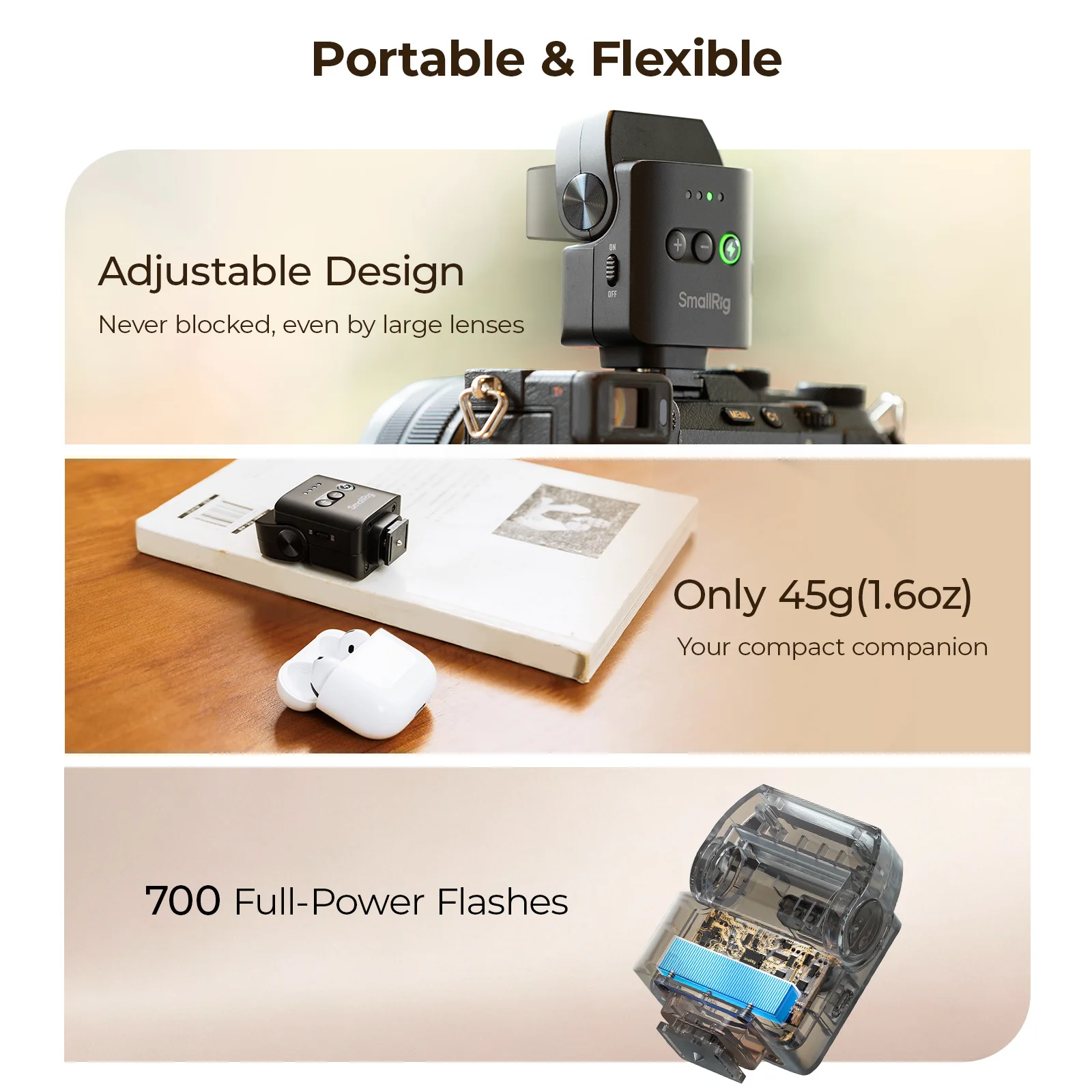 فلاش خارجي صغير SmallRig 5883  - مراجعة Speedlite Flash External وسعره