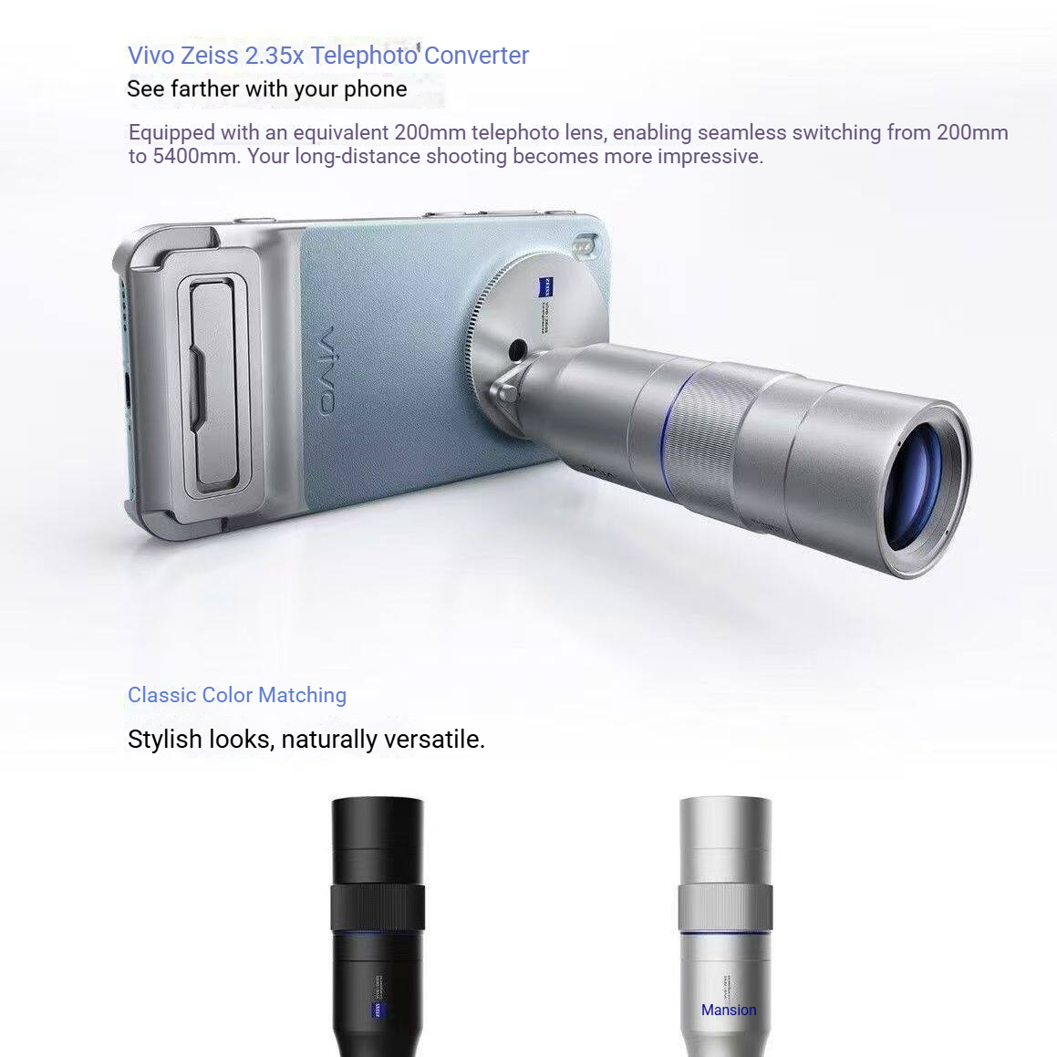 عدسة زايس 2.35X تليفوتوغرافي ل - مراجعة Photography Kit X300 وسعره