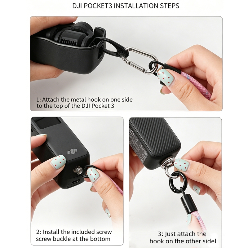 حبل تعليق للرقبة والمعصم مضاد  - مراجعة Camera Wrist Strap وسعره