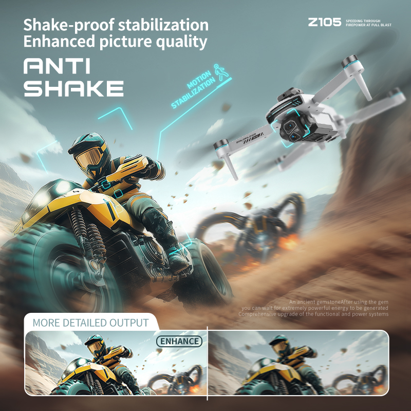 جديد Z105 الطائرة بدون طيار 8K - مراجعة Photography High Key وسعره
