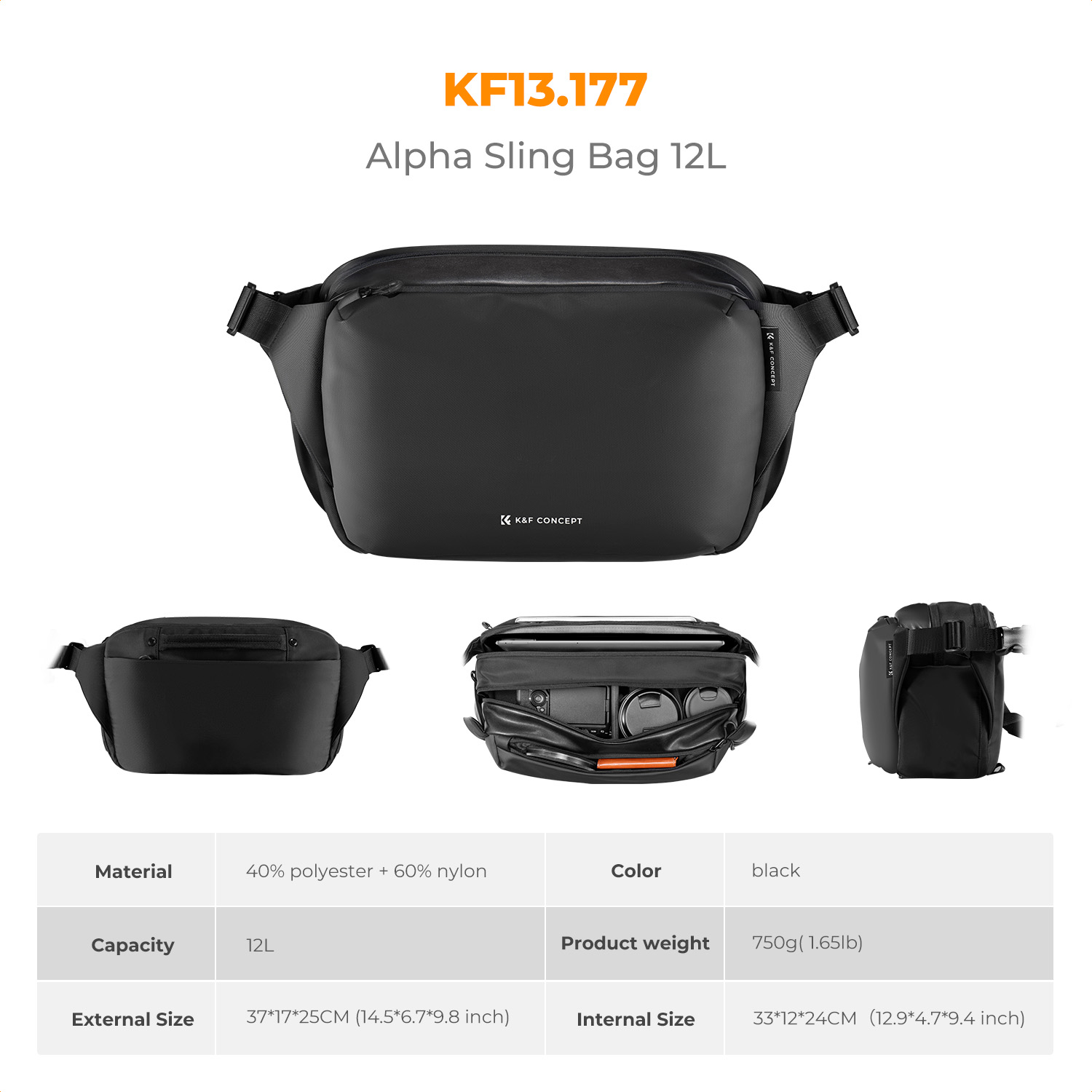حقيبة كاميرا K&F CONCEPT 12L/1 - مراجعة Camera Rain Cover وسعره