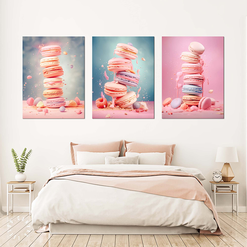 ملصقات وطباعات ماكارون وآيس كر - مراجعة Photography Food وسعره