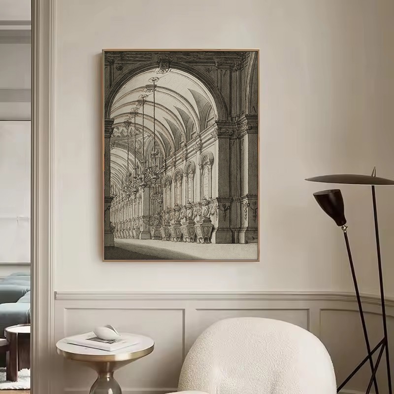 لوحة فنية جدارية قماشية بتصميم - مراجعة Photography Geometry وسعره