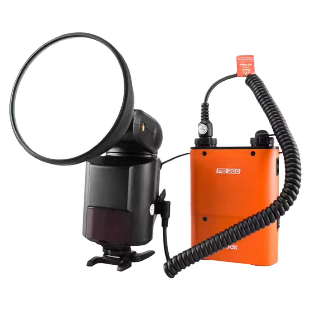كابل طرفي PB960 مع موصل AD-S1  - مراجعة Speedlite Flash External وسعره